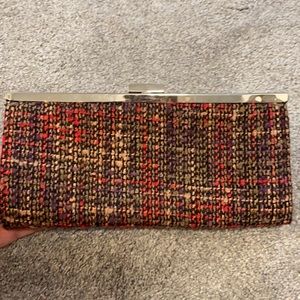 Steve Madden Tweed Clutch.
